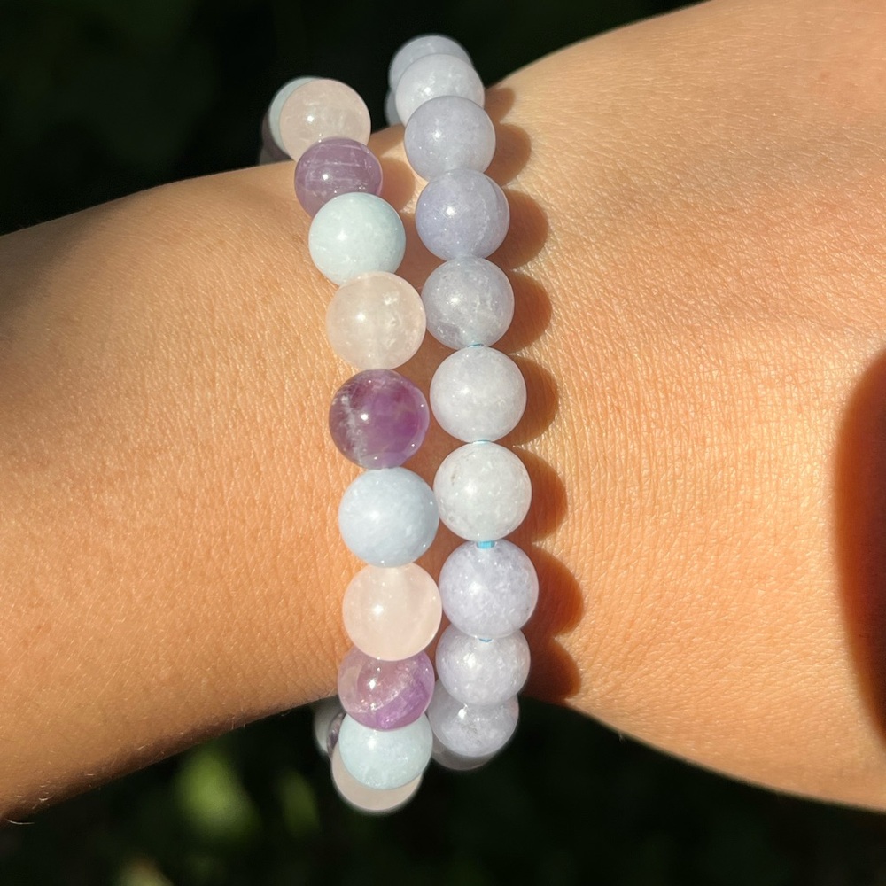 8mm Multistone bracelet set